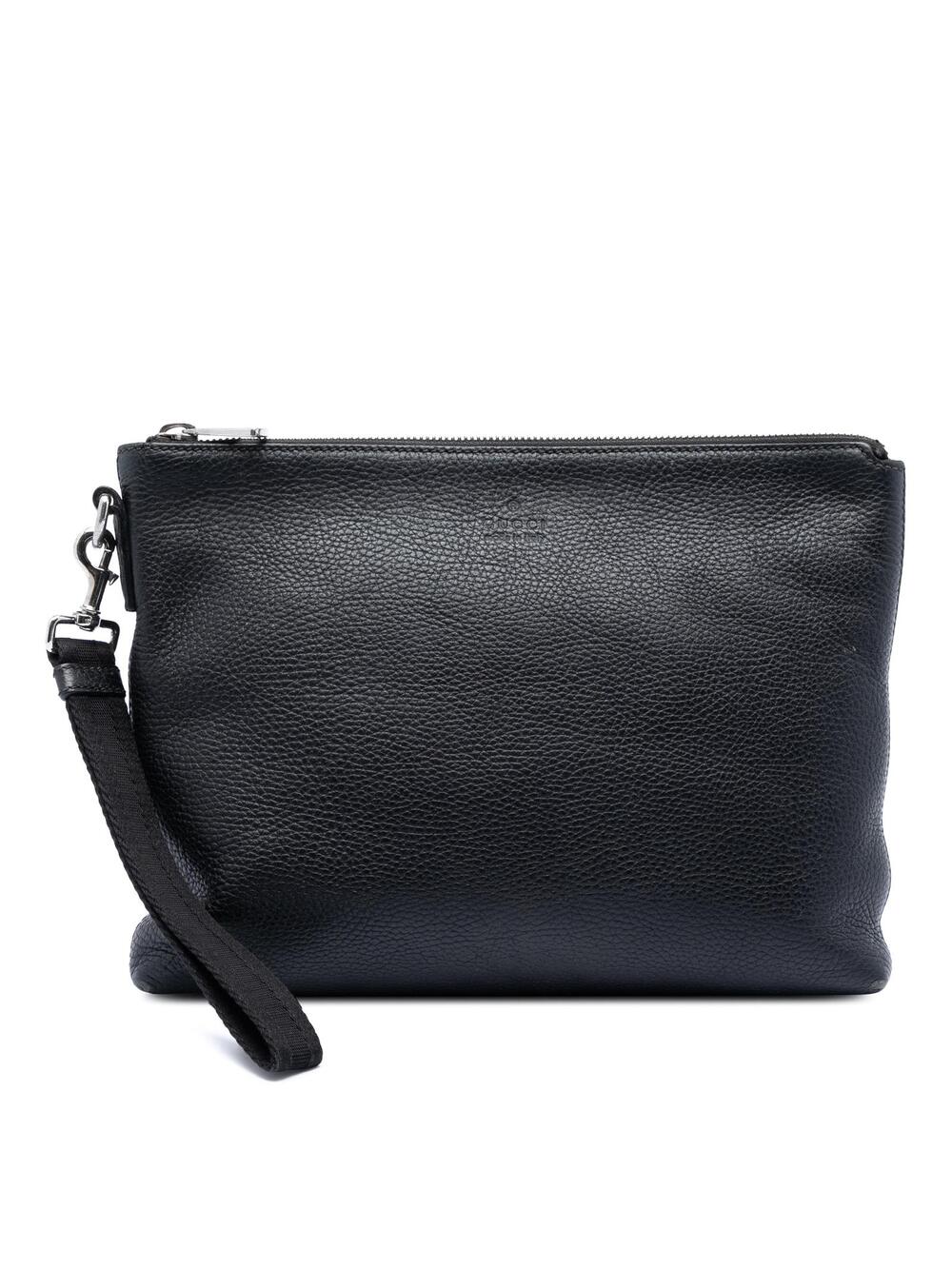 Gucci Leather Clutch Pre-Loved Black #356381G34B